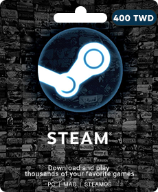 Подарочная карта Steam 400 новых тайваньских долларов (Тайвань)