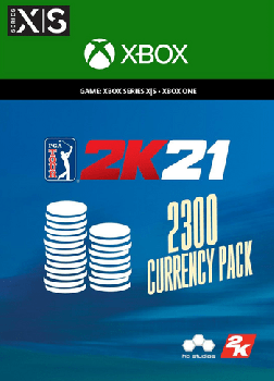 PGA Tour 2K21 : 2300 Currency Pack XBOX LIVE (для всех регионов и стран)