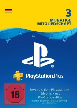 Подарочная карта PlayStation Plus 90 дней (Германия)