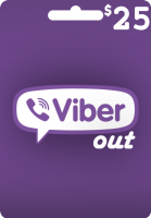 Подарочная карта Viber 25 долларов США (для всех регионов и стран)