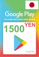 Подарочная карта Google Play 1500 йен (Япония)