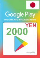 Подарочная карта Google Play 2000 йен (Япония)