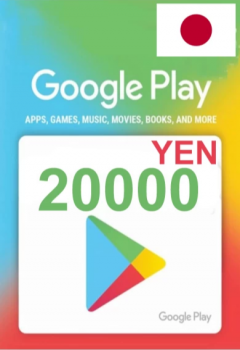 Подарочная карта Google Play 20000 йен (Япония)