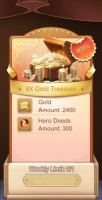 Shield Hero RISE : 8X Gold Treasure