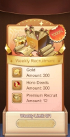 Shield Hero RISE : Weekly Recruitment