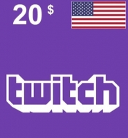 Подарочная карта Twitch 20 долларов США [US]
