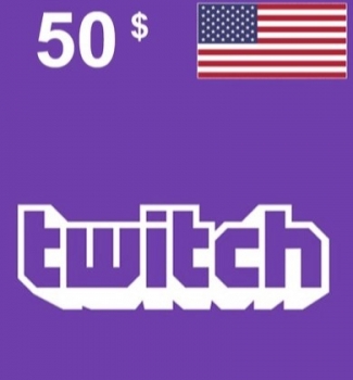 Подарочная карта Twitch 50 долларов США [US]