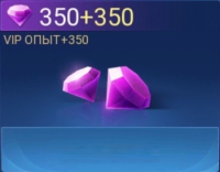 Mobile Legends: Adventure: 350 алмазов + 350 VIP опыта