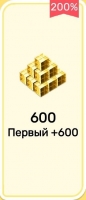 Blockman GO :  600  Г-кубов 