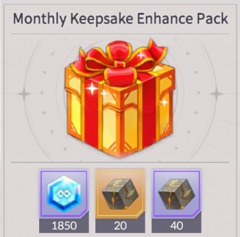 Eversoul : Monthly Keepsake Enhance Pack