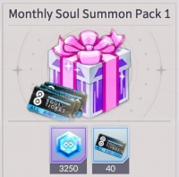 Eversoul : Monthly Soul Summon Pack 1