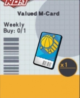 SLAM DUNK from TV Animation : Valued M-Card