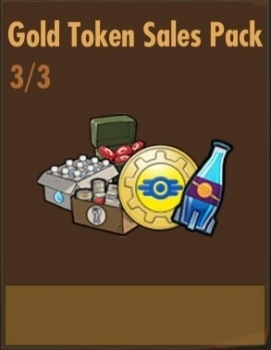 Fallout Shelter Online : Gold Token Sales Pack