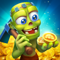 Idle Zombie Miner: Gold Tycoon  : 1200 самоцветов