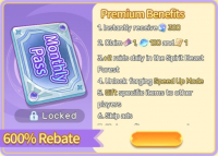 Mini Soul Land: 1777 Draws : Monthly Pass (Premium Benefits)