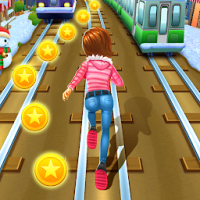 Subway Princess Runner : Постоянный бустер очков