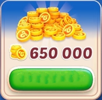 Candy Crush Solitaire :  650 000 Монет