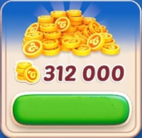 Candy Crush Solitaire :  312 000 Монет