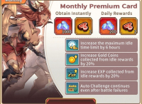 Endless Grades : Monthly Premium Card