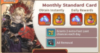 Endless Grades : Monthly Standard Card