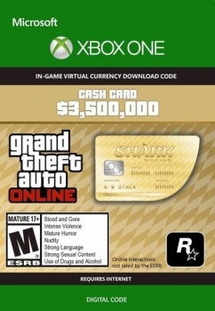 Акула-кит - 3 500 000 долларов GTA Online (Xbox One) XBOX LIVE (для всех регионов и стран)
