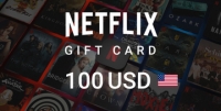 Подарочная карта Netflix 100 долларов США [US]