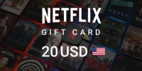 Подарочная карта Netflix 20 долларов США [US]