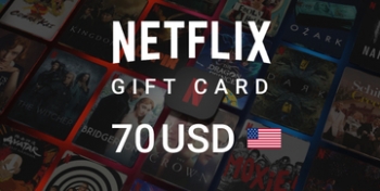 Подарочная карта Netflix 70 долларов США [US]