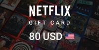 Подарочная карта Netflix 80 долларов США [US]