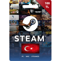 Подарочная карта Steam 100 турецких лир (Турция)