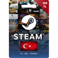 Подарочная карта Steam 250 турецких лир (Турция)