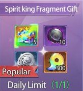 Spirit King Fragment Gift : Battle of Souls: Fierce
