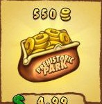 Prehistoric Park Builder : 550 Золотых монет