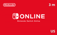 Подарочная карта Nintendo Switch Online 3 месяц [US]