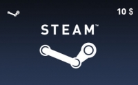 Подарочная карта Steam 10 долларов США [US]