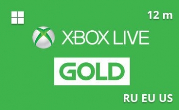 Xbox Live Gold 12 месяцев подписка (для всех регионов и стран)
