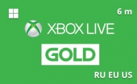 Xbox Live Gold 6 месяцев подписка (для всех регионов и стран)