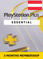 Подарочная карта PlayStation Plus Essential 3 месяца (Австрия)