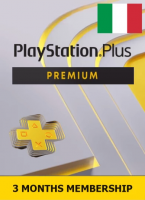 Подарочная карта PlayStation Plus Premium 3 месяца (Италия)