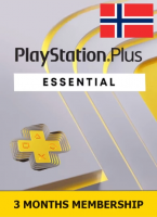 Подарочная карта PlayStation Plus Essential 3 месяца (Норвегия)