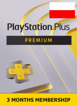 Подарочная карта PlayStation Plus Premium 3 месяца (Польша)
