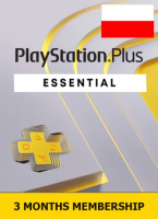Подарочная карта PlayStation Plus Essential 3 месяца (Польша)