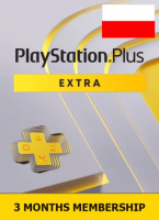 Подарочная карта PlayStation Plus Extra 3 месяца (Польша)