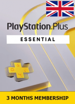 Подарочная карта PlayStation Plus Essential 3 месяца [UK]