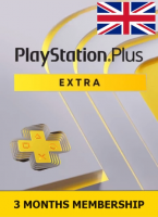Подарочная карта PlayStation Plus Extra 3 месяца [UK]