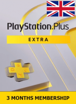 Подарочная карта PlayStation Plus Extra 3 месяца [UK]