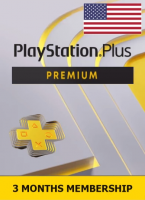 Подарочная карта PlayStation Plus Premium 3 месяца (США)