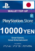 Подарочная карта PlayStation Network 10000 йена (Япония)