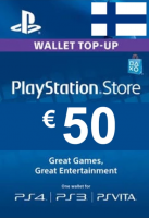 Подарочная карта PlayStation Network 50 евро (Финляндия)
