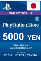 Подарочная карта PlayStation Network 5000 йена (Япония)
